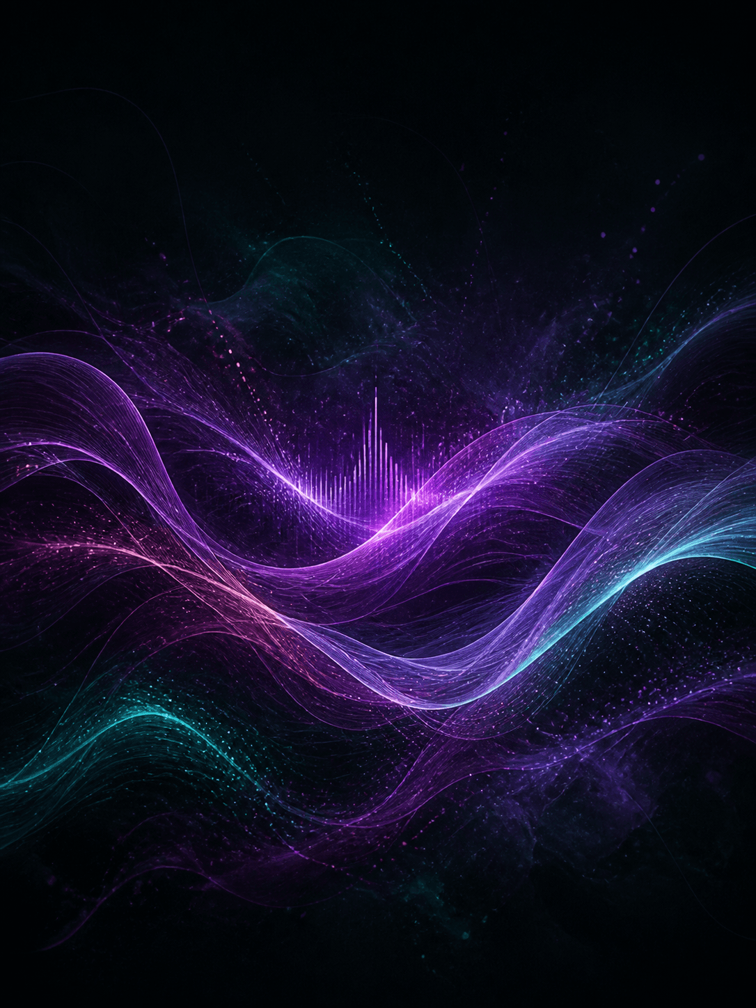 Midnight Waves audio visualizer style